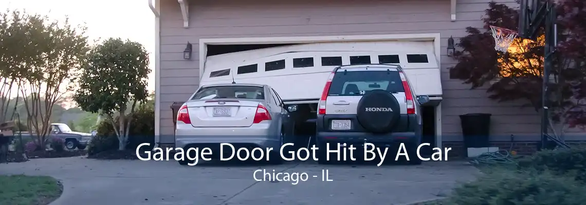 Garage Door Got Hit By A Car Chicago - IL