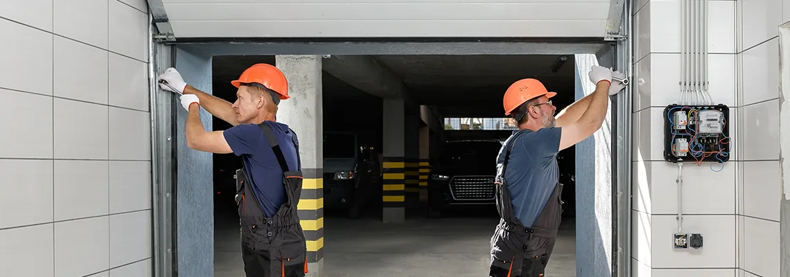 Wooden Garage Door Frame Repair in Chicago, Illinois